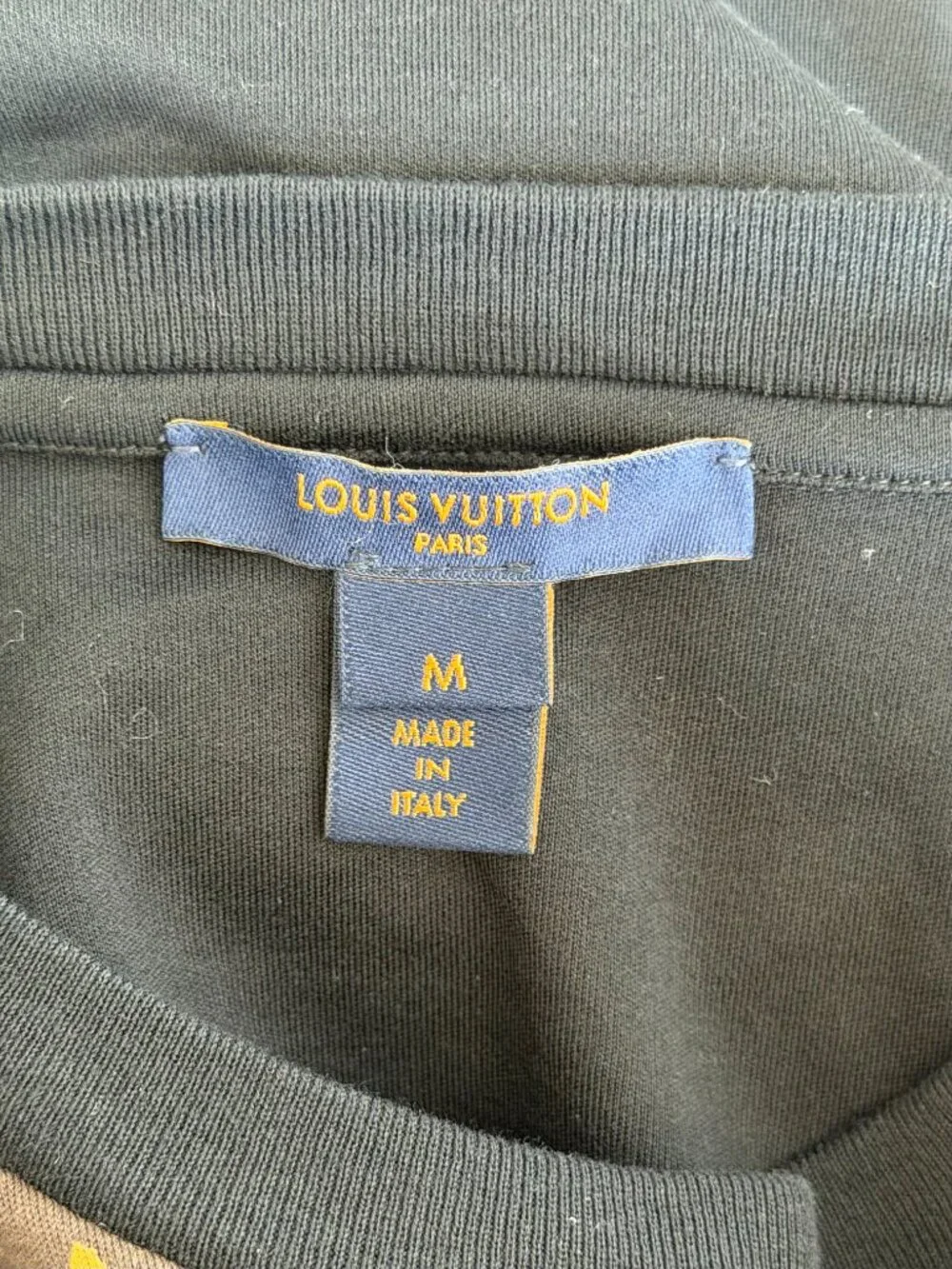 Louis Vuitton Black & Brown Monogram Women's T-Shirt